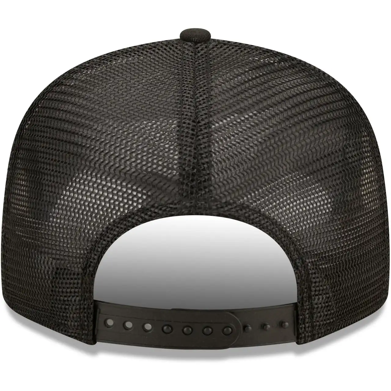 Men's Texas Rangers New Era Blackout Trucker 9FIFTY Snapback Hat 6 Men's Texas Rangers New Era Blackout Trucker 9FIFTY Snapback Hat - Image 4