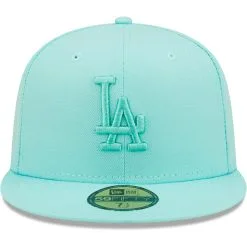 Men's Los Angeles Dodgers New Era Turquoise Icon Color Pack 59FIFTY Fitted Hat -San Diego Padres Caps Sales mens new era turquoise los angeles dodgers icon color pack 59fifty fitted hat pi4414000 altimages ff 4414160 e3e988588a81e8138251alt2 full
