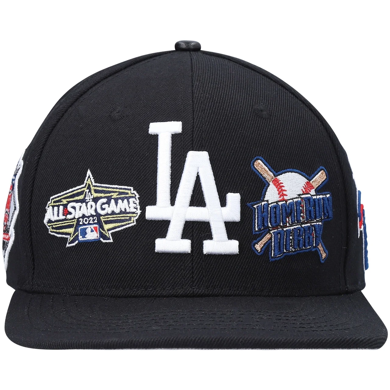 Men's Los Angeles Dodgers Pro Standard Black All-Star Multi Hit Wool Snapback Hat 4 Men's Los Angeles Dodgers Pro Standard Black All-Star Multi Hit Wool Snapback Hat - Image 2