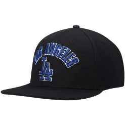 Men's Los Angeles Dodgers Pro Standard Black Stacked Logo Snapback Hat -San Diego Padres Caps Sales mens pro standard black los angeles dodgers stacked logo snapback hat pi4783000 altimages ff 4783399 f6769c67ab994819bc92alt3 full