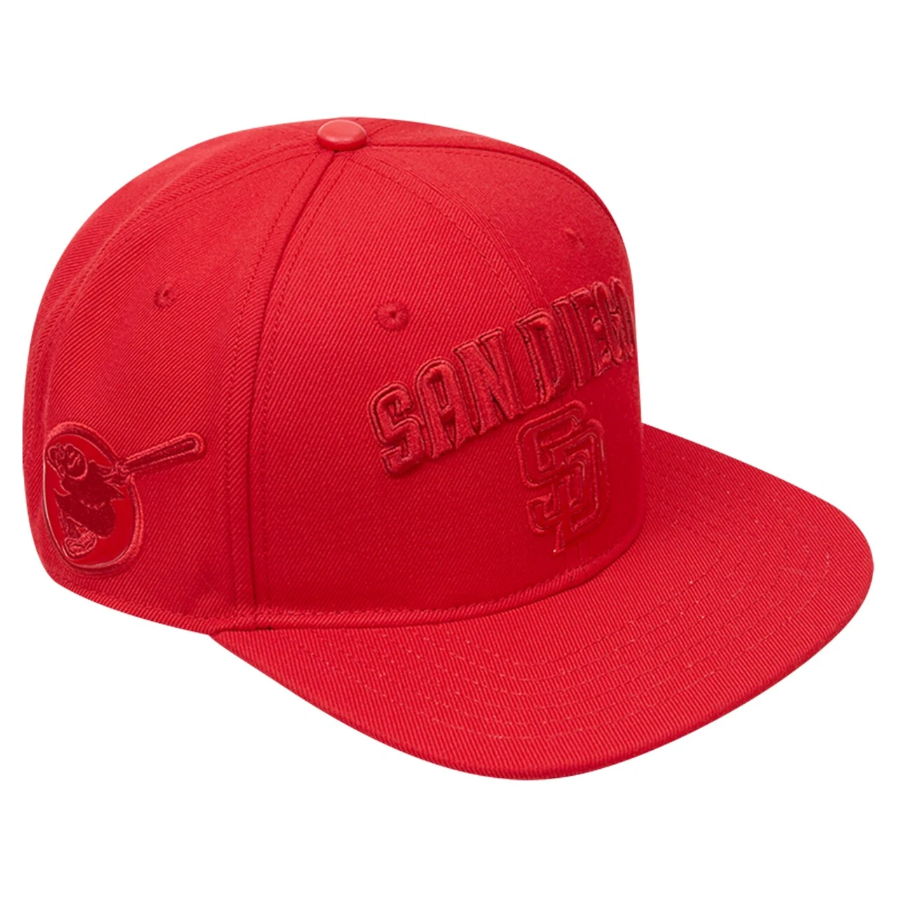 Men's San Diego Padres Pro Standard Triple Red Snapback Hat 3 Men's San Diego Padres Pro Standard Triple Red Snapback Hat