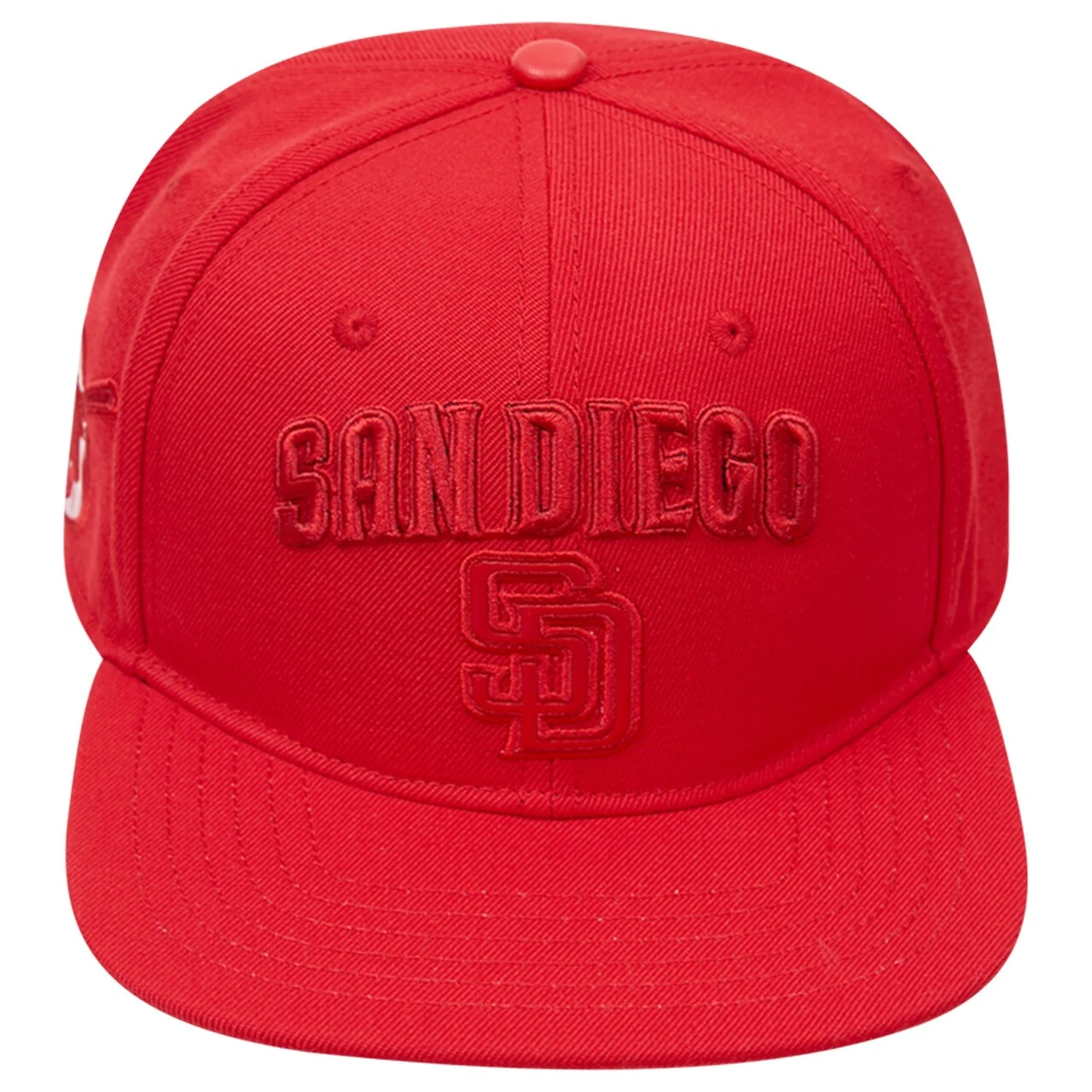 Men's San Diego Padres Pro Standard Triple Red Snapback Hat 4 Men's San Diego Padres Pro Standard Triple Red Snapback Hat - Image 2