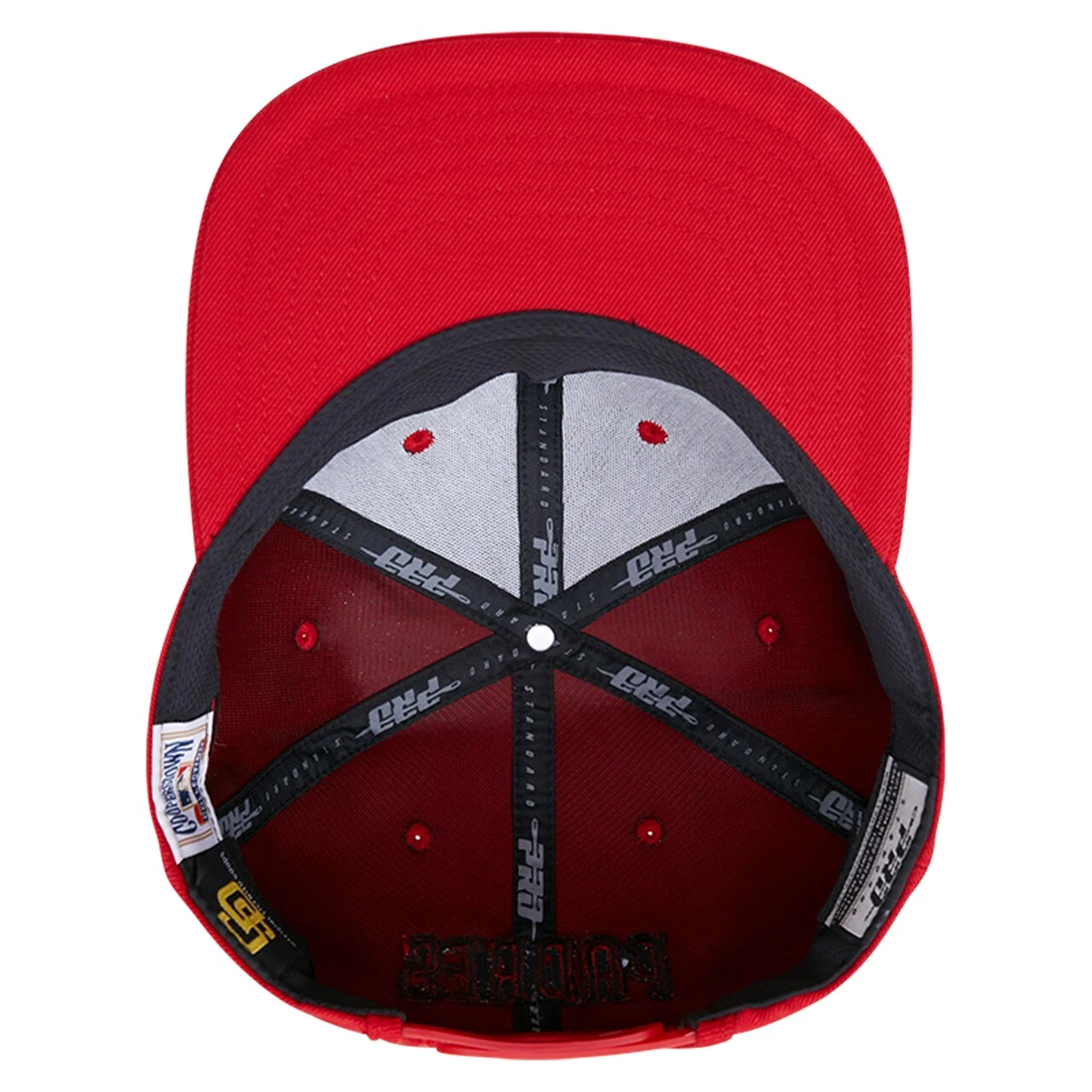 Men's San Diego Padres Pro Standard Triple Red Snapback Hat 6 Men's San Diego Padres Pro Standard Triple Red Snapback Hat - Image 4