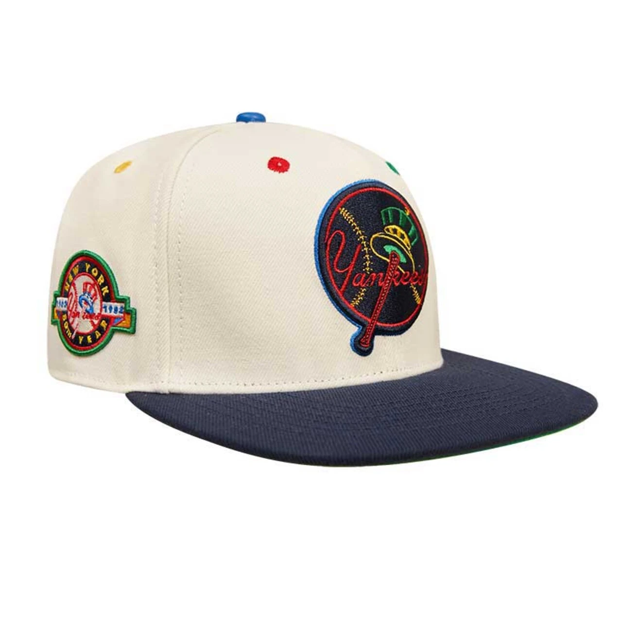 Men's New York Yankees Pro Standard White Cooperstown Collection World Baseball Classic Snapback Hat 5 Men's New York Yankees Pro Standard White Cooperstown Collection World Baseball Classic Snapback Hat - Image 3
