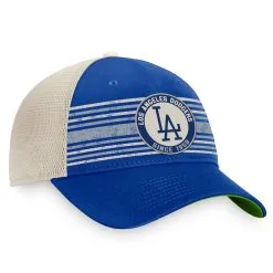 Men's Los Angeles Dodgers Fanatics Branded Royal/Natural True Classic Retro Striped Trucker Snapback Hat -San Diego Padres Caps Sales natural los angeles dodgers true classic retro striped trucker snapback hat pi4499000 altimages ff 4499053 39efa8059b4c68b0aac7alt3 full