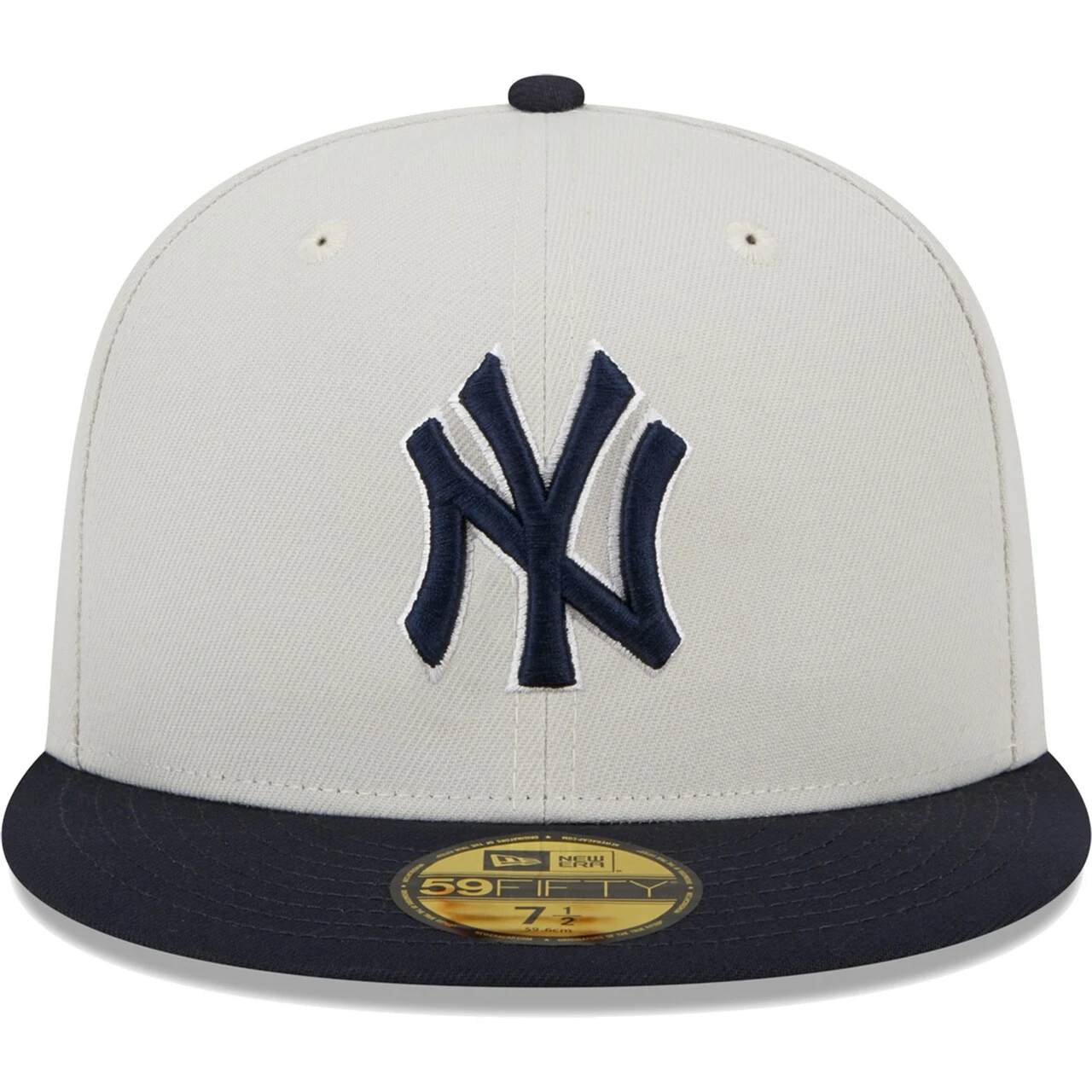 Men's New York Yankees New Era Gray/Navy World Class Back Patch 59FIFTY Fitted Hat 4 Men's New York Yankees New Era Gray/Navy World Class Back Patch 59FIFTY Fitted Hat - Image 2