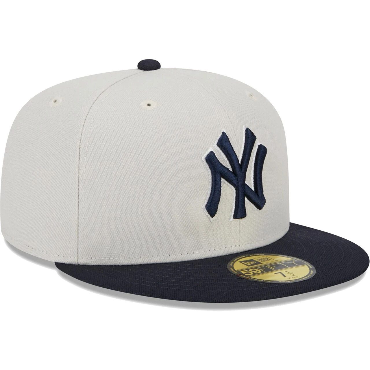 Men's New York Yankees New Era Gray/Navy World Class Back Patch 59FIFTY Fitted Hat 5 Men's New York Yankees New Era Gray/Navy World Class Back Patch 59FIFTY Fitted Hat - Image 3
