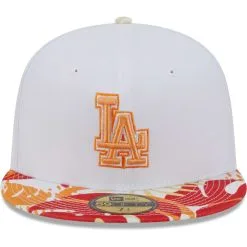 Men's Los Angeles Dodgers New Era White/Orange Flamingo 59FIFTY Fitted Hat -San Diego Padres Caps Sales orange los angeles dodgers flamingo 59fifty fitted hat ss5 p 200016129pv 2u spwm7rl9k7jbjdfxdnqlv bkfthgxyvhjy8m5ar22r