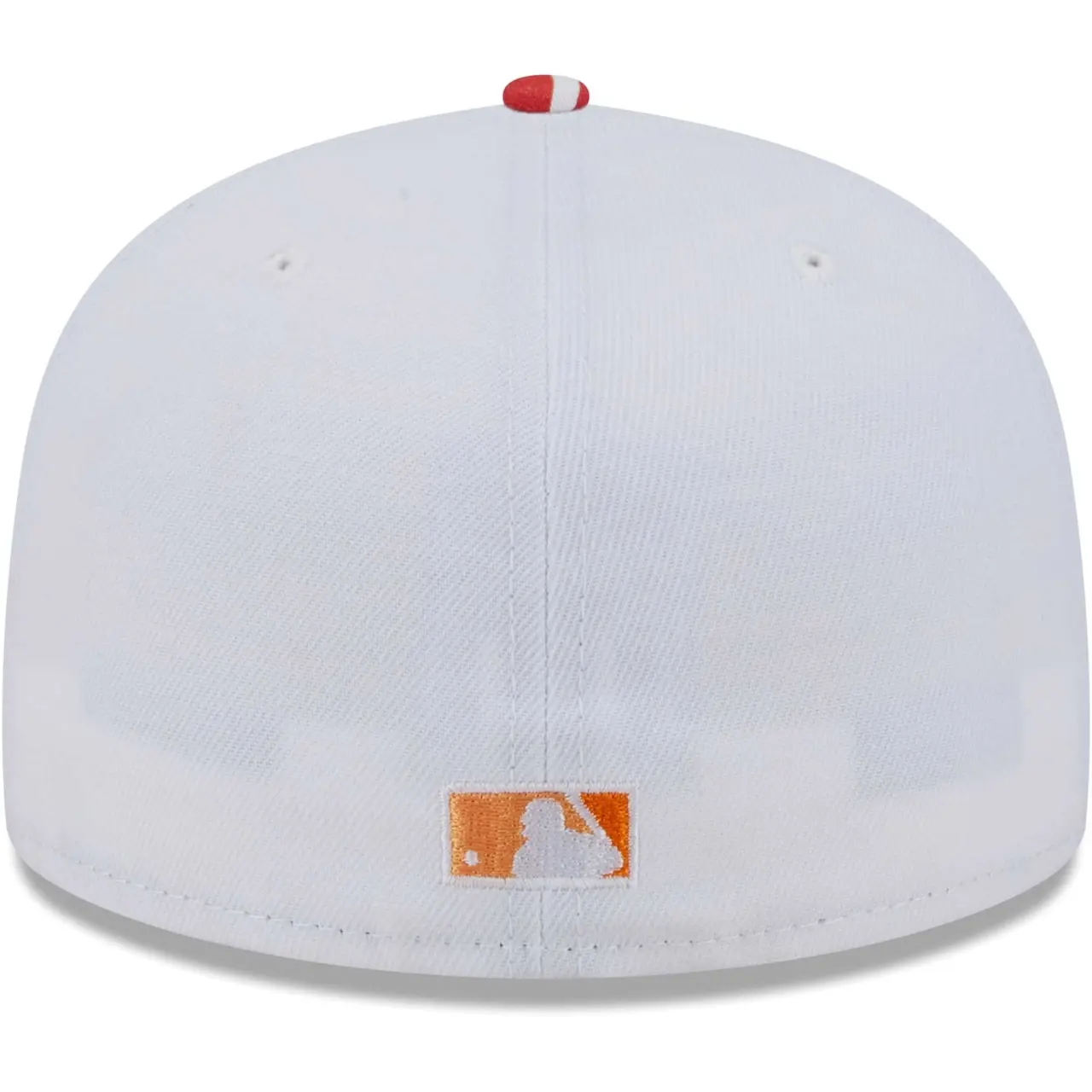 Men's Texas Rangers New Era White/Orange Flamingo 59FIFTY Fitted Hat 6 Men's Texas Rangers New Era White/Orange Flamingo 59FIFTY Fitted Hat - Image 4