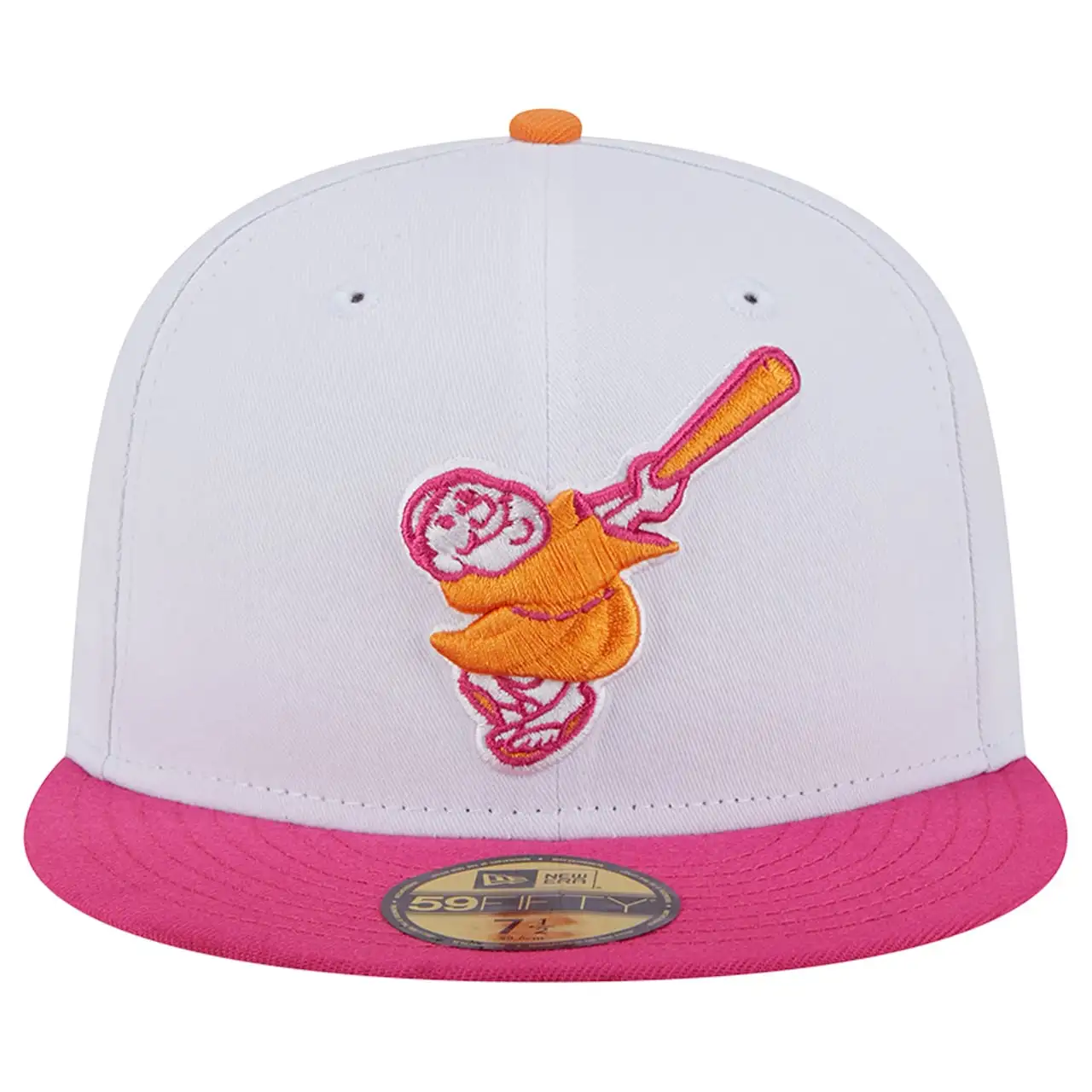 Men's San Diego Padres New Era White/Pink 40th Team Anniversary 59FIFTY Fitted Hat 4 Men's San Diego Padres New Era White/Pink 40th Team Anniversary 59FIFTY Fitted Hat - Image 2