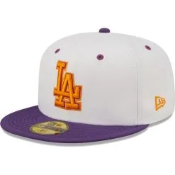 Men's Los Angeles Dodgers New Era White/Purple 40th Anniversary At Dodger Stadium Grape Lolli 59FIFTY Fitted Hat -San Diego Padres Caps Sales purple los angeles dodgers 40th anniversary at dodger stadium grape lolli 59fifty fitted hat ss5 p 4778587pv 3u tefmnrmmze9l2zts3p76v q0t9pmogjqgd5iee52np