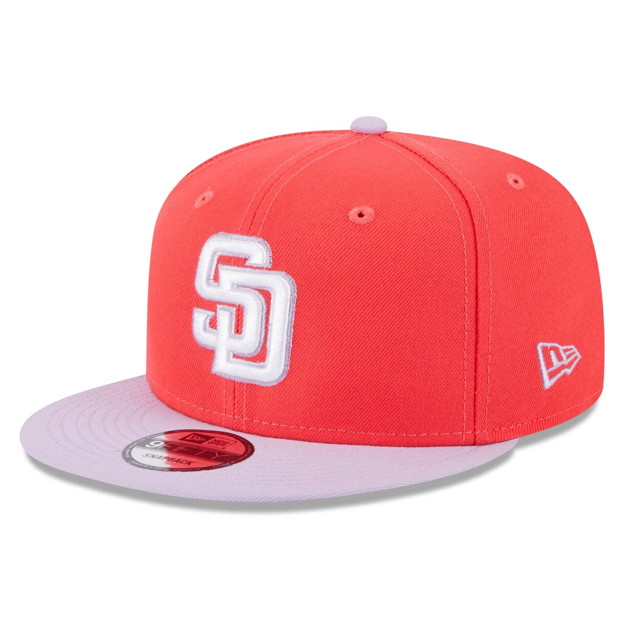 Men's San Diego Padres New Era Red/Purple Spring Basic Two-Tone 9FIFTY Snapback Hat 3 Men's San Diego Padres New Era Red/Purple Spring Basic Two-Tone 9FIFTY Snapback Hat