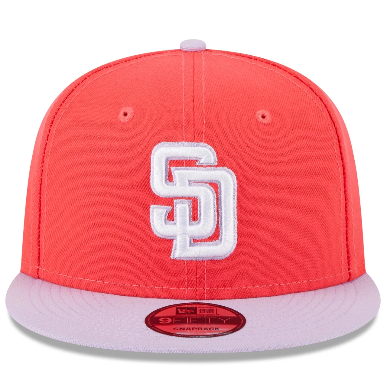 Men's San Diego Padres New Era Red/Purple Spring Basic Two-Tone 9FIFTY Snapback Hat 4 Men's San Diego Padres New Era Red/Purple Spring Basic Two-Tone 9FIFTY Snapback Hat - Image 2