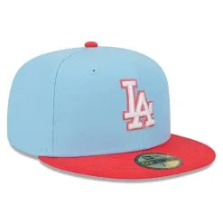 Men's Los Angeles Dodgers New Era Light Blue/Red Spring Color Two-Tone 59FIFTY Fitted Hat -San Diego Padres Caps Sales red los angeles dodgers spring color two tone 59fifty fitted hat ss5 p 5000236pv 3u 5xqnfpl1gfnrbinmqs7wv lbdbr6nnlkxkj7b8vmr1