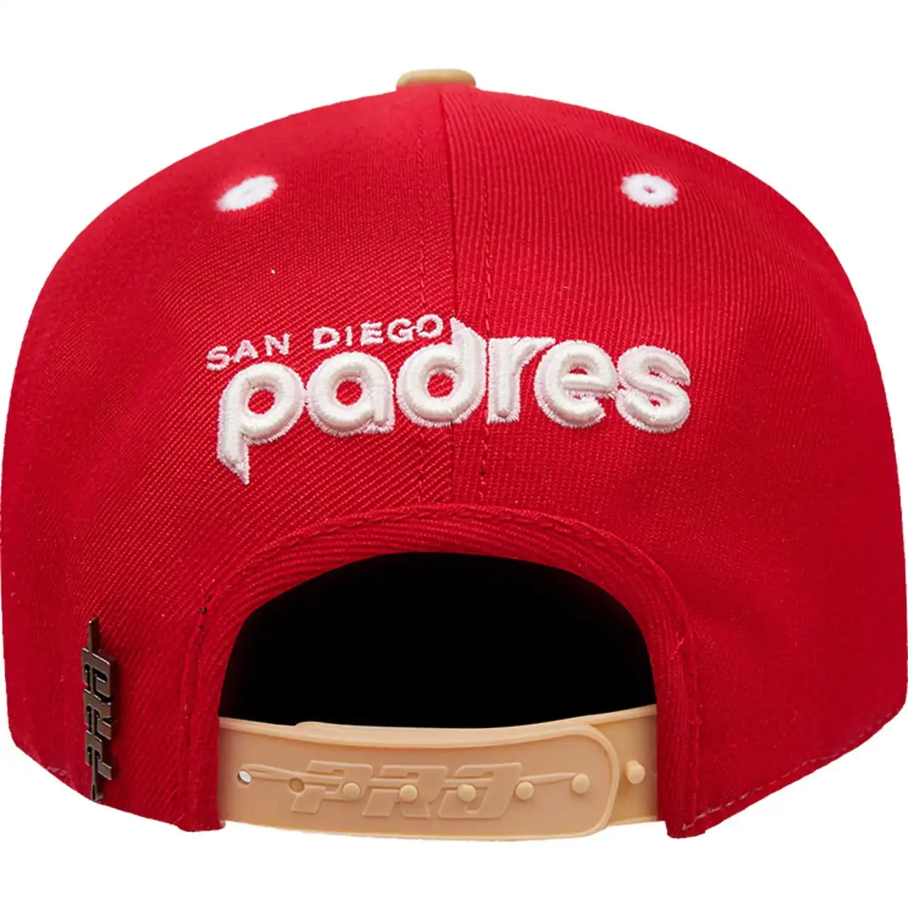 Men's San Diego Padres Pro Standard White/Red Strawberry Ice Cream Drip Snapback Hat 6 Men's San Diego Padres Pro Standard White/Red Strawberry Ice Cream Drip Snapback Hat - Image 4