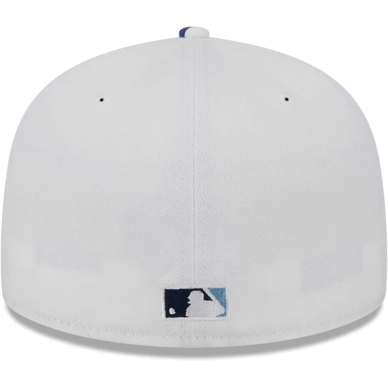 Men's Kansas City Royals New Era White/Royal Flamingo 59FIFTY Fitted Hat 6 Men's Kansas City Royals New Era White/Royal Flamingo 59FIFTY Fitted Hat - Image 4