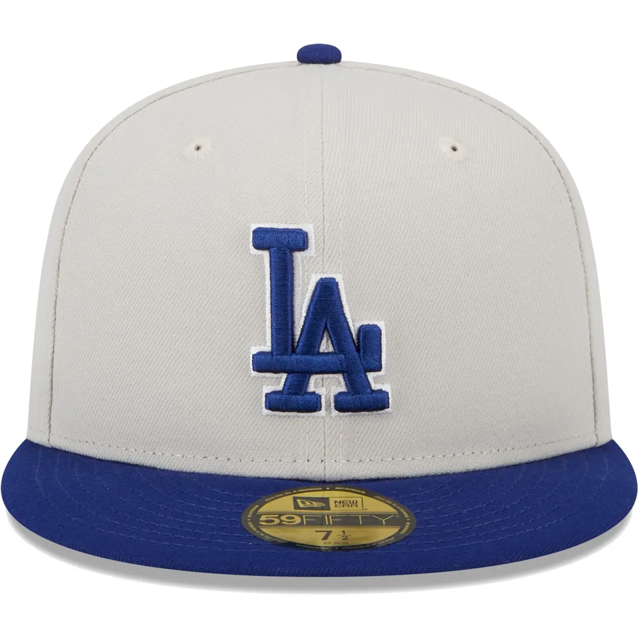 Men's Los Angeles Dodgers New Era Gray/Royal World Class Back Patch 59FIFTY Fitted Hat 4 Men's Los Angeles Dodgers New Era Gray/Royal World Class Back Patch 59FIFTY Fitted Hat - Image 2