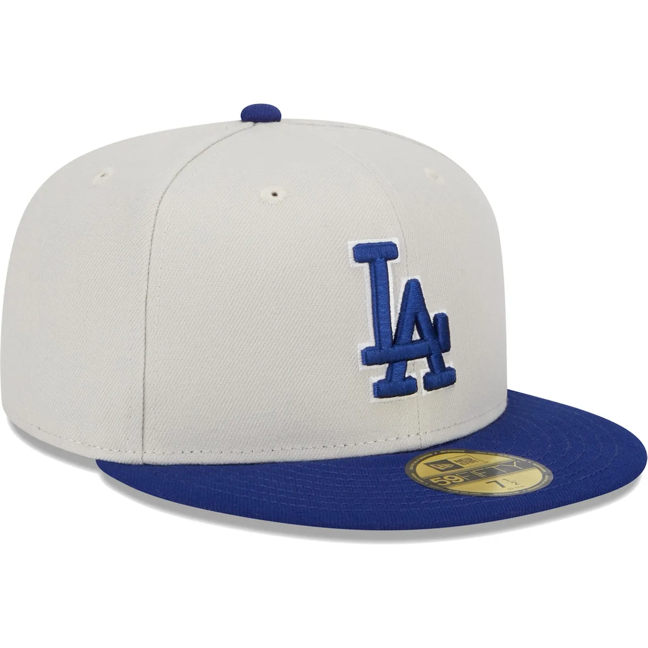 Men's Los Angeles Dodgers New Era Gray/Royal World Class Back Patch 59FIFTY Fitted Hat 5 Men's Los Angeles Dodgers New Era Gray/Royal World Class Back Patch 59FIFTY Fitted Hat - Image 3