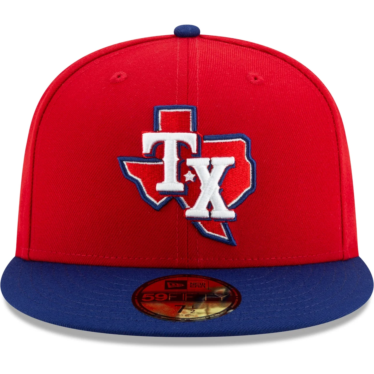 Men's Texas Rangers New Era Red/Royal 2020 Alternate 3 Authentic Collection On Field 59FIFTY Fitted Hat 4 Men's Texas Rangers New Era Red/Royal 2020 Alternate 3 Authentic Collection On Field 59FIFTY Fitted Hat - Image 2