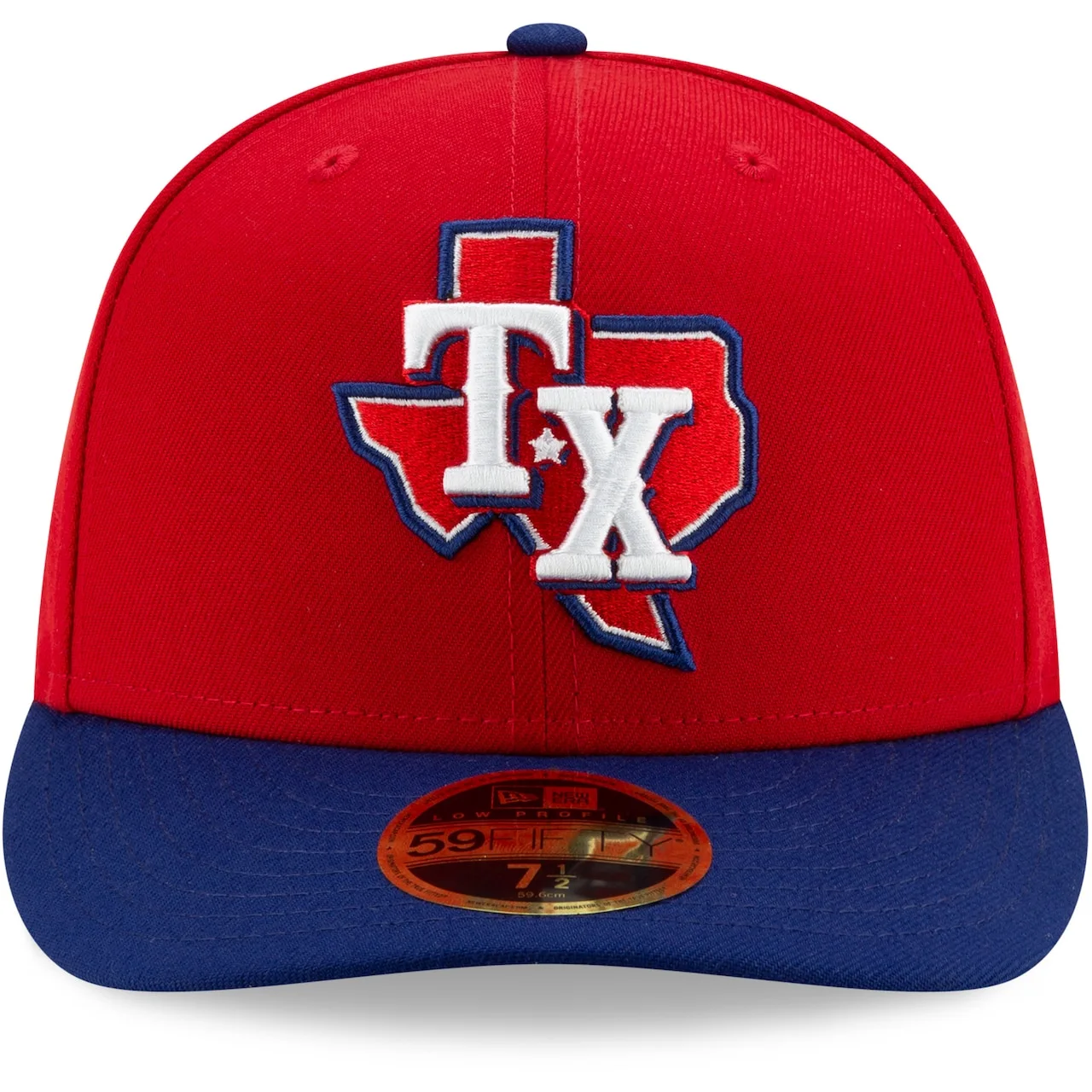 Men's Texas Rangers New Era Red/Royal 2020 Alternate 3 Authentic Collection On Field Low Profile 59FIFTY Fitted Hat 4 Men's Texas Rangers New Era Red/Royal 2020 Alternate 3 Authentic Collection On Field Low Profile 59FIFTY Fitted Hat - Image 2