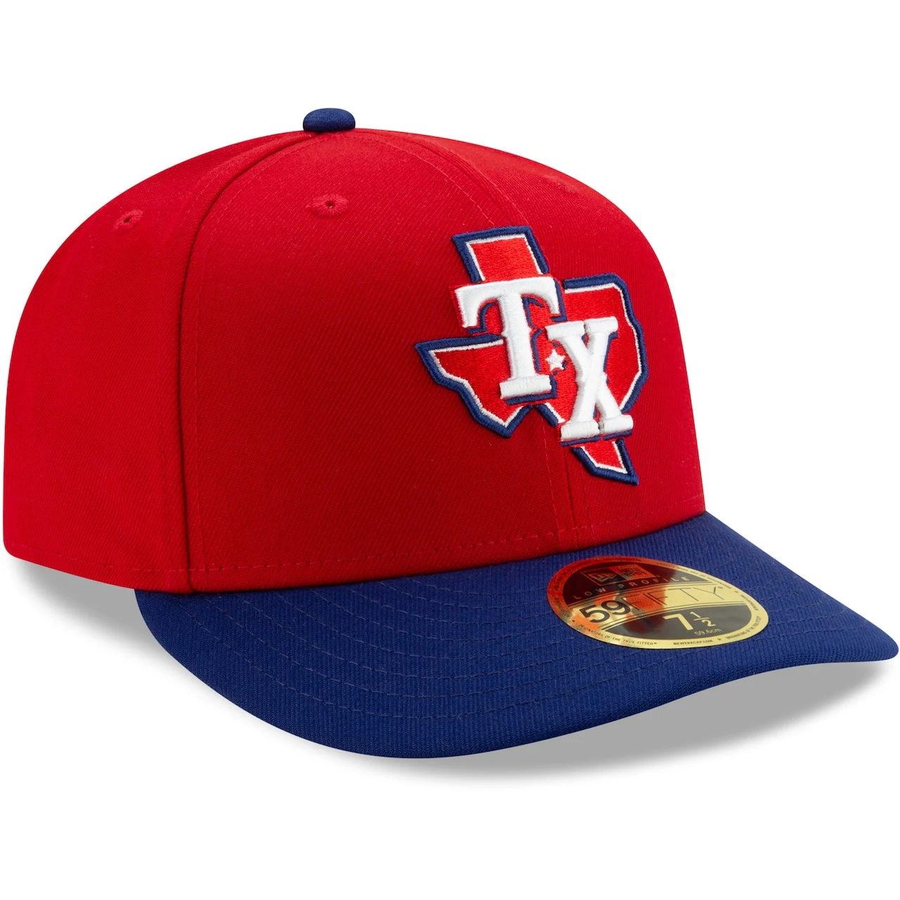Men's Texas Rangers New Era Red/Royal 2020 Alternate 3 Authentic Collection On Field Low Profile 59FIFTY Fitted Hat 5 Men's Texas Rangers New Era Red/Royal 2020 Alternate 3 Authentic Collection On Field Low Profile 59FIFTY Fitted Hat - Image 3
