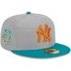 Men's New York Yankees New Era Gray/Teal 59FIFTY Fitted Hat 2 Men's New York Yankees New Era Gray/Teal 59FIFTY Fitted Hat -San Diego Padres Caps Sales teal new york yankees 59fifty fitted hat ss5 p 200013133pv 1u jjm4n9hficgmw8e6qhpgv hlwjznk7swqchoburlb0