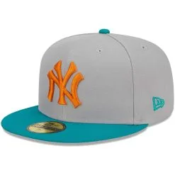 Men's New York Yankees New Era Gray/Teal 59FIFTY Fitted Hat -San Diego Padres Caps Sales teal new york yankees 59fifty fitted hat ss5 p 200013133pv 3u jjm4n9hficgmw8e6qhpgv suzvjo4sgnjcy9l5ky0a