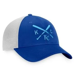 Men's Kansas City Royals Fanatics Branded Royal/White Iconic Cross Bat Trucker Snapback Hat -San Diego Padres Caps Sales white kansas city royals iconic cross bat trucker snapback hat pi4367000 altimages ff 4367041 abaa34fc740043fd915balt3 full