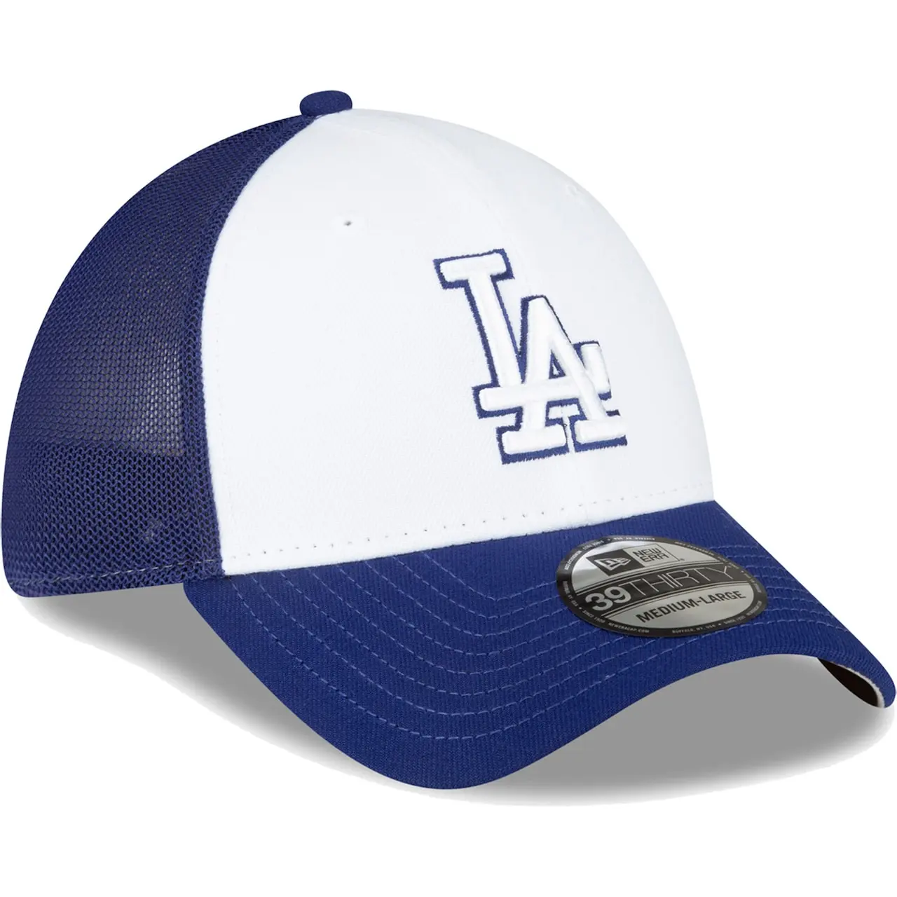 Men's Los Angeles Dodgers New Era Royal/White 2023 On-Field Batting Practice 39THIRTY Flex Hat 5 Men's Los Angeles Dodgers New Era Royal/White 2023 On-Field Batting Practice 39THIRTY Flex Hat - Image 3
