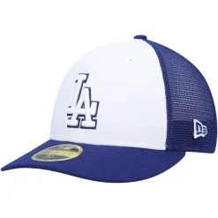 Men's Los Angeles Dodgers New Era Royal/White 2023 On-Field Batting Practice Low Profile 59FIFTY Fitted Hat