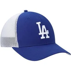 Men's '47 Royal/White Los Angeles Dodgers Primary Logo Trucker Snapback Hat -San Diego Padres Caps Sales white los angeles dodgers primary logo trucker snapback hat pi4267000 altimages ff 4267870 fda234148210bf5f66eaalt3 full