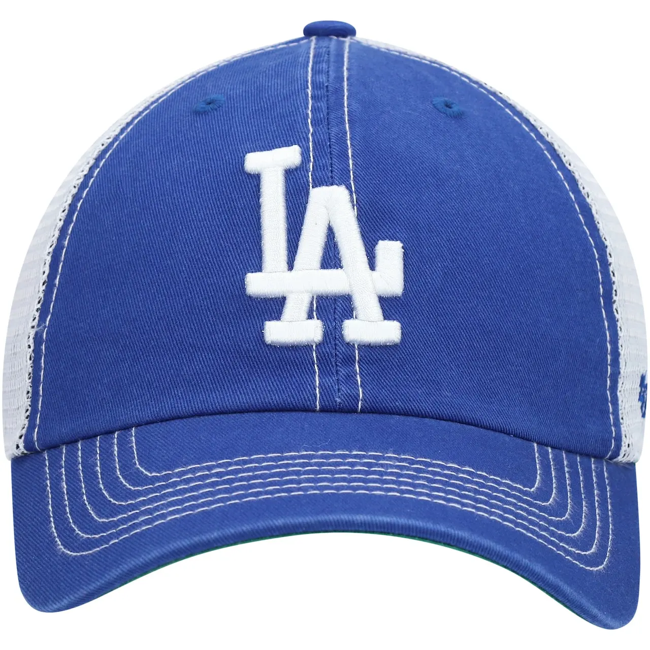 Men's Los Angeles Dodgers '47 Royal/White Trawler Clean Up Trucker Snapback Hat 4 Men's Los Angeles Dodgers '47 Royal/White Trawler Clean Up Trucker Snapback Hat - Image 2