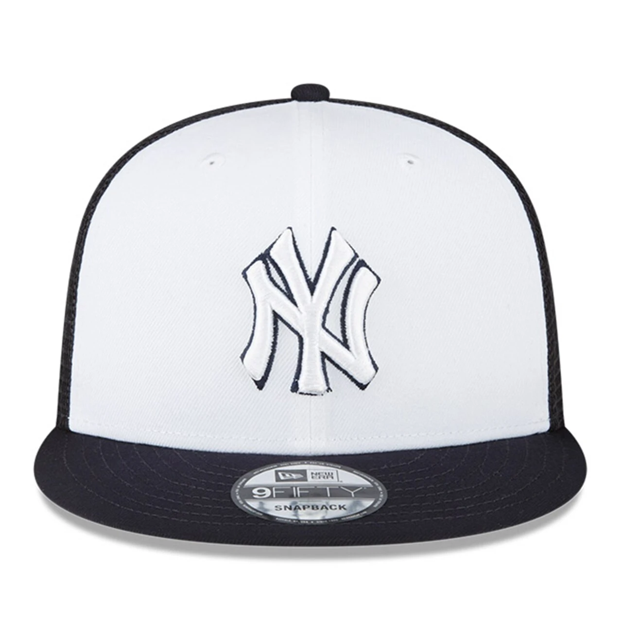 Men's New York Yankees New Era Navy/White 2023 On-Field Batting Practice 9FIFTY Snapback Hat 4 Men's New York Yankees New Era Navy/White 2023 On-Field Batting Practice 9FIFTY Snapback Hat - Image 2