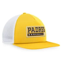 Men's San Diego Padres Majestic Gold/White Foam Trucker Snapback Hat -San Diego Padres Caps Sales white san diego padres foam trucker snapback hat ss5 p 4905663pv 3u lnbjxabqstuhdakazaivv pvkwvfqse8iaomcwuf8h