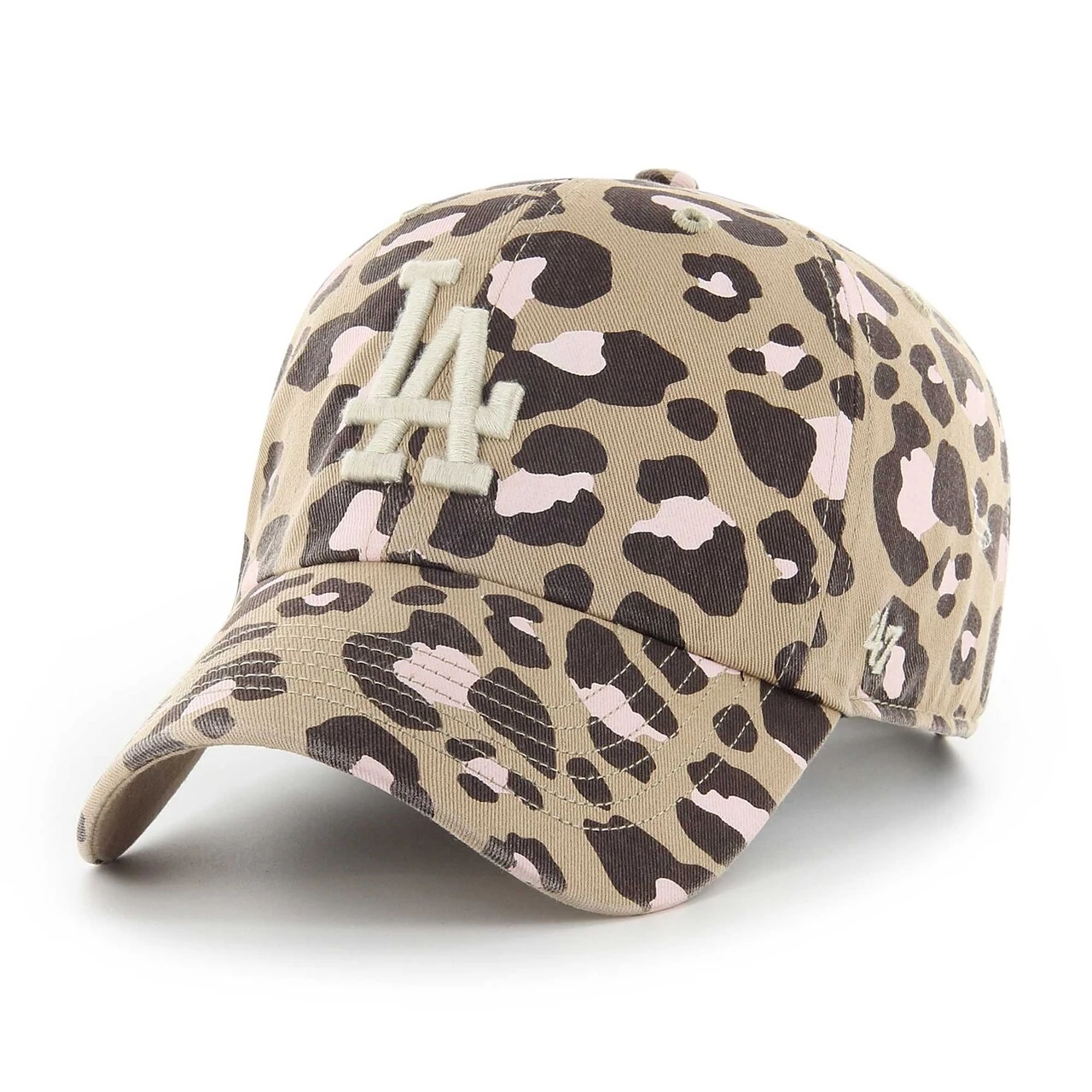 Women's Los Angeles Dodgers '47 Khaki Bagheera Clean Up Adjustable Hat 3 Women's Los Angeles Dodgers '47 Khaki Bagheera Clean Up Adjustable Hat