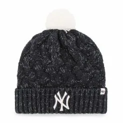Women's New York Yankees '47 Navy Knit Cuffed Hat With Pom