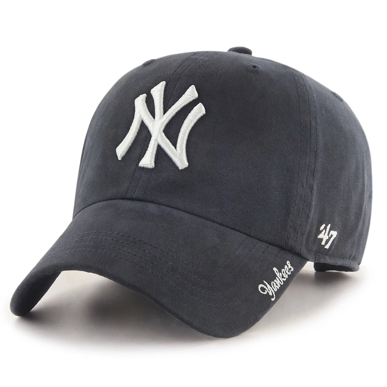 Women's New York Yankees '47 Navy Team Miata Clean Up Adjustable Hat 3 Women's New York Yankees '47 Navy Team Miata Clean Up Adjustable Hat