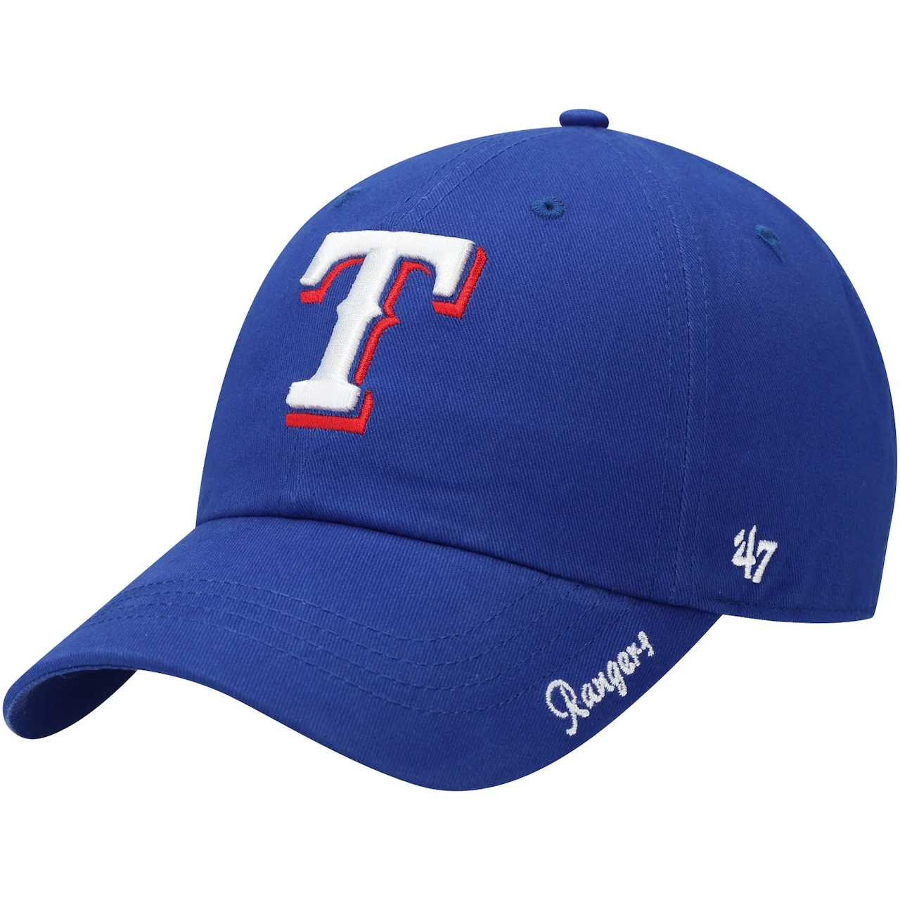 Women's Texas Rangers '47 Royal Team Miata Clean Up Adjustable Hat 3 Women's Texas Rangers '47 Royal Team Miata Clean Up Adjustable Hat