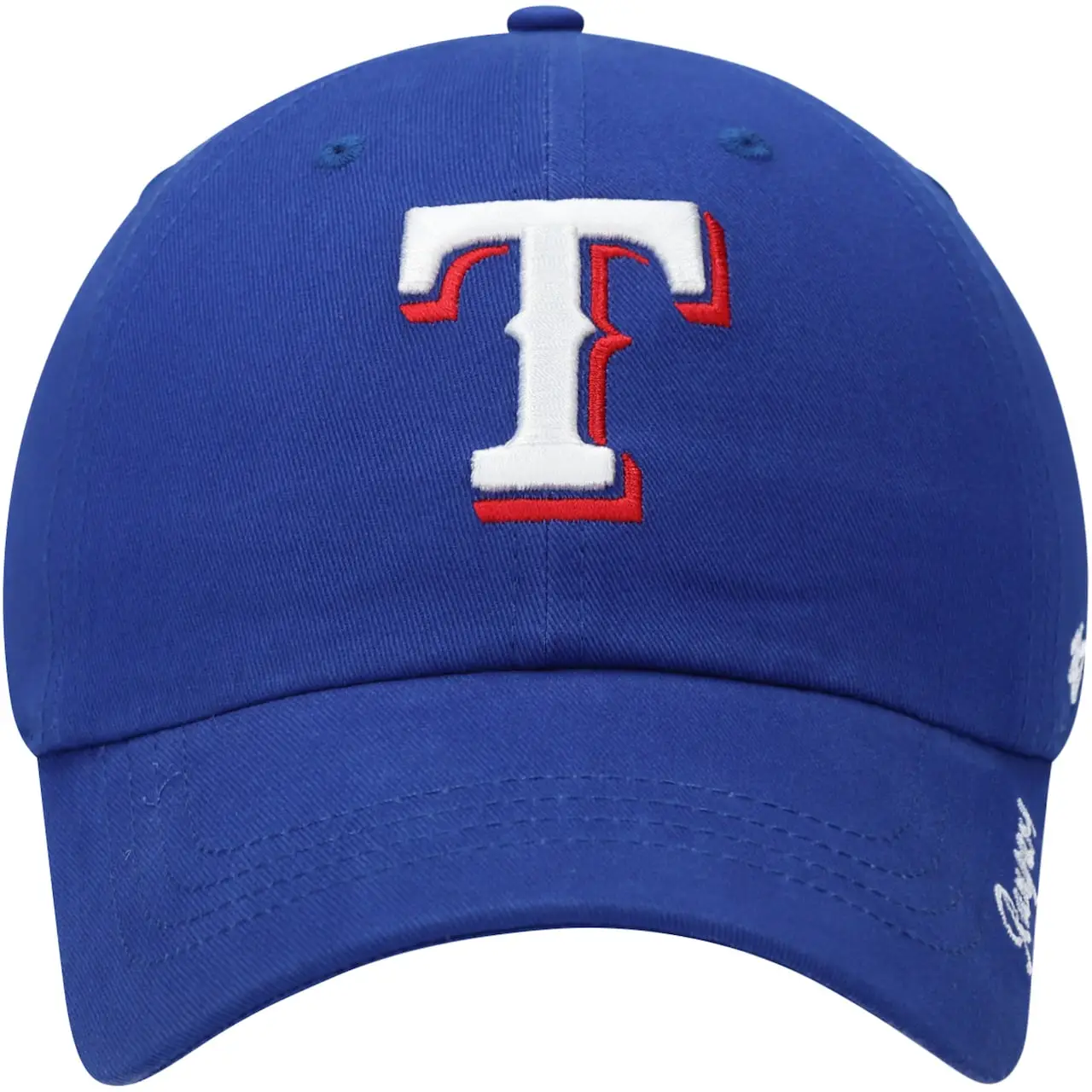 Women's Texas Rangers '47 Royal Team Miata Clean Up Adjustable Hat 4 Women's Texas Rangers '47 Royal Team Miata Clean Up Adjustable Hat - Image 2