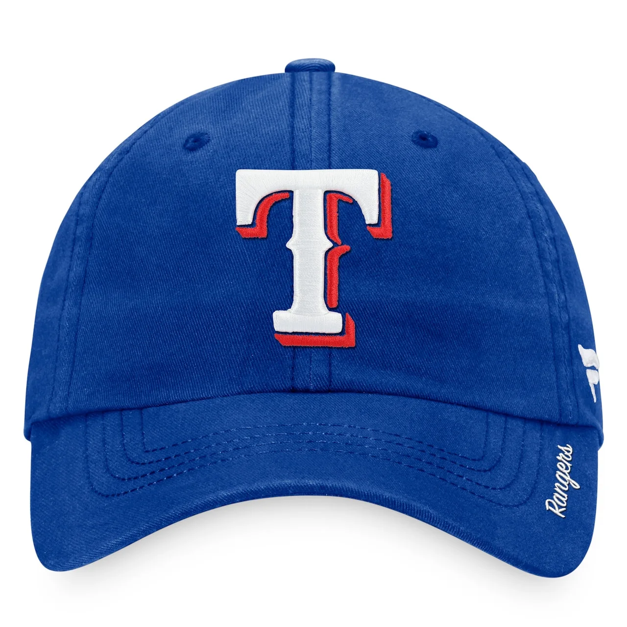 Women's Texas Rangers Fanatics Branded Royal Team Core Adjustable Hat - Image 2