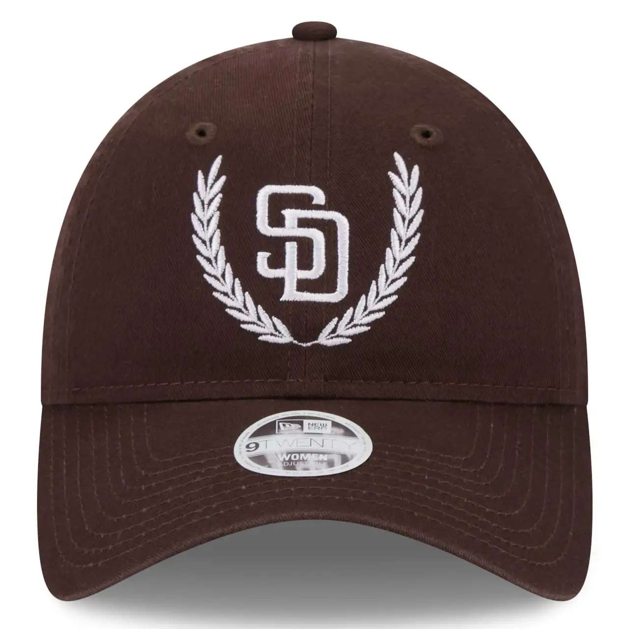 Women's San Diego Padres New Era Brown Leaves 9TWENTY Adjustable Hat 4 Women's San Diego Padres New Era Brown Leaves 9TWENTY Adjustable Hat - Image 2