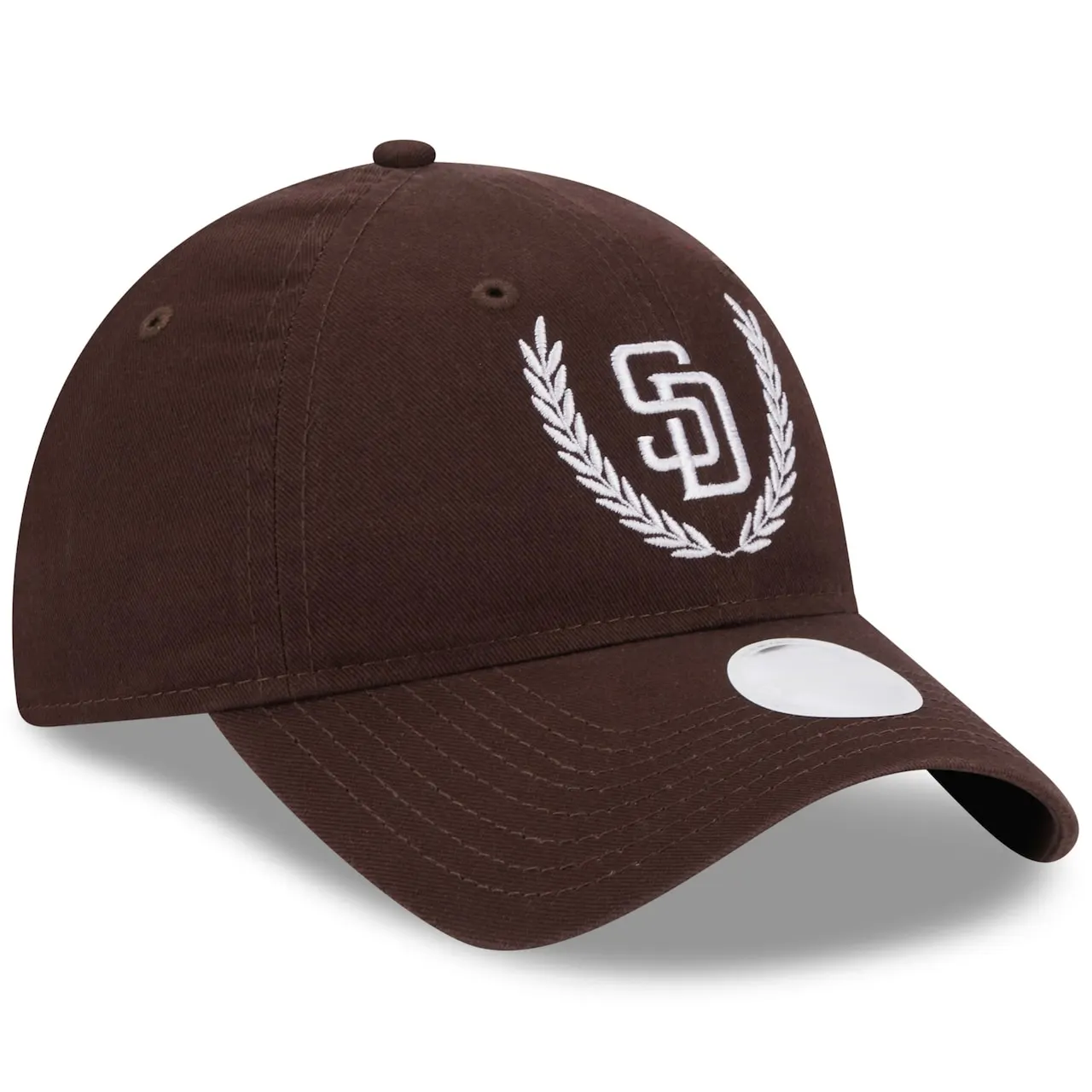Women's San Diego Padres New Era Brown Leaves 9TWENTY Adjustable Hat 5 Women's San Diego Padres New Era Brown Leaves 9TWENTY Adjustable Hat - Image 3