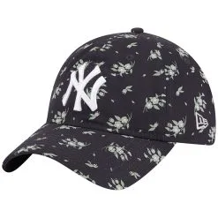 Women's New York Yankees New Era Navy Bloom 9TWENTY Adjustable Hat