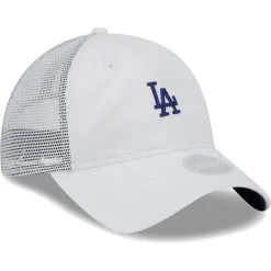 Women's Los Angeles Dodgers New Era White Mini 9TWENTY Adjustable Hat -San Diego Padres Caps Sales womens new era white los angeles dodgers mini 9twenty adjustable hat ss5 p 5003367pv 3u jrytzvit0yqpsk9rdk02v qp3wrqzwto4dqflpjs50