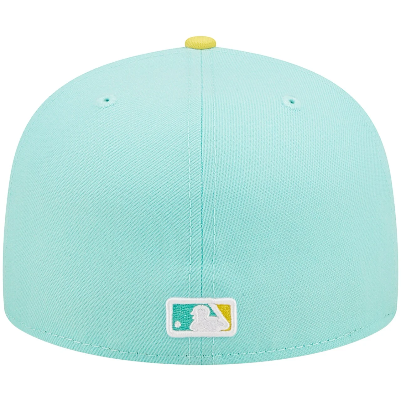 Men's Los Angeles Dodgers New Era Turquoise/Yellow Spring Color Pack Two-Tone 59FIFTY Fitted Hat 6 Men's Los Angeles Dodgers New Era Turquoise/Yellow Spring Color Pack Two-Tone 59FIFTY Fitted Hat - Image 4