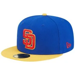 Men's San Diego Padres New Era Royal/Yellow Empire 59FIFTY Fitted Hat -San Diego Padres Caps Sales yellow san diego padres empire 59fifty fitted hat ss5 p 200006652pv 3u a7vfeqfcr2hxacnxs58ev wwqala6fzqrxqsxcfh67