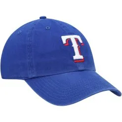 Youth Texas Rangers '47 Royal Team Logo Clean Up Adjustable Hat -San Diego Padres Caps Sales youth 47 royal texas rangers team logo clean up adjustable hat pi4252000 altimages ff 4252097 a0322238d644cffec278alt3 full