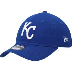Youth Kansas City Royals New Era Blue Core Classic 9TWENTY Adjustable Hat