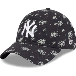 Youth New York Yankees New Era Navy Bloom 9TWENTY Adjustable Hat